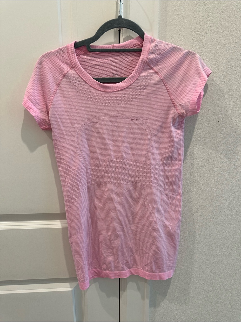 lululemon athletica Pink Short Sleeve Performance Tee
